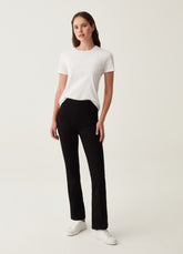 Ovs High-Rise Flare-Fit Jeggings